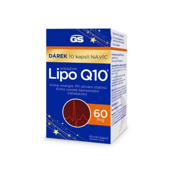 GS Koenzym Lipo Q10 60mg cps.60+10 dárek