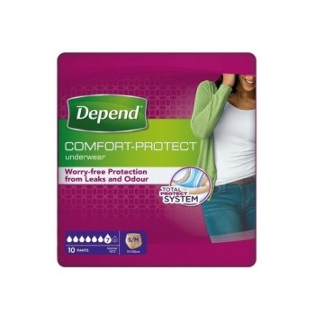 Depend Normal inkontinenční kalhotky ženy Duopack S/M 2x10ks