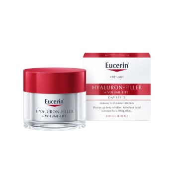 Eucerin Hyaluron-Filler + Volume-Lift Denní krém SPF15 pro normální až smíšenou pleť 50ml