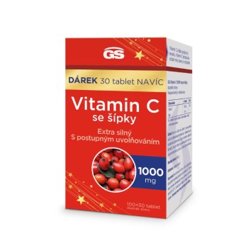 GS Vitamin C1000mg se šípky tbl.100+30 dárek