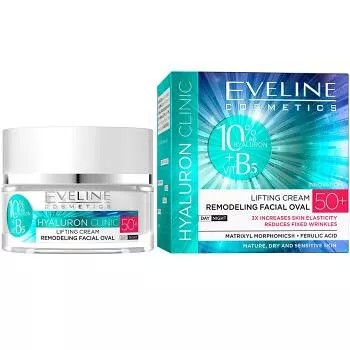 EVELINE HYALURON CLINIC 50+ Denní/noční krém 50ml