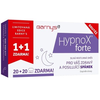 Barnys HypnoX forte tbl.20+20 zdarma