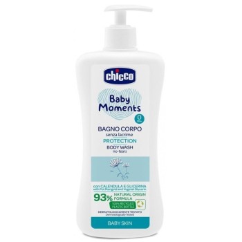 CHICCO Baby Moments Sprchový gel s heřmánkem + dávkovač 500ml