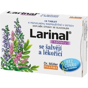 Dr.Müller Larinal se šalvějí a lékořicí 16tbl