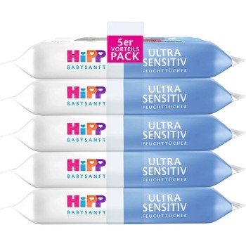 HiPP BabySanft UltraSensitiv vlhčené ubrousky 5x48ks