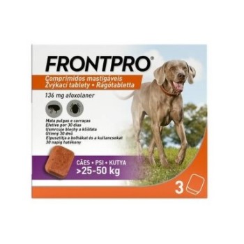 Frontpro 136mg 25-50kg žvýkací tbl.3