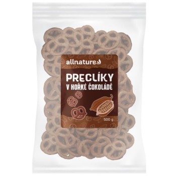 Allnature Preclíky v hořké čokoládě 500g