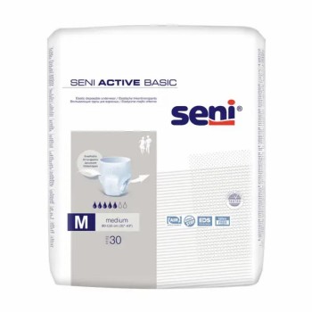 Seni Active Basic Medium ink.plen.kalhotky 30ks