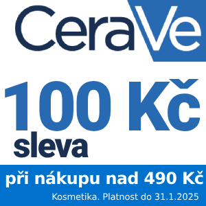 Cerave sleva 100 Kč nad 490 Kč do 31.1.2025