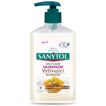 SANYTOL tekuté mýdlo antibakteriální Vyžívující 250ml