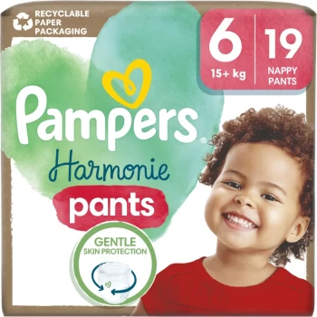 Pampers Harmonie Pants 6 plenk.kalhotky 15+kg 19ks