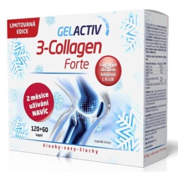 GelActiv 3-Collagen Forte Dárkové bal. cps.120+60