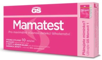 GS Mamatest Těhotenský test 2ks