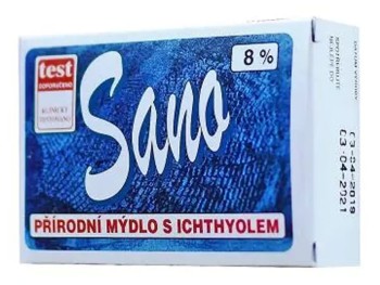 MERCO Sano mýdlo s ichtyolem 100g 8%