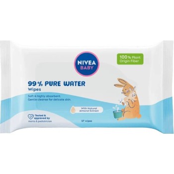 Nivea Baby 99% Pure Water čisticí ubrousky 57ks