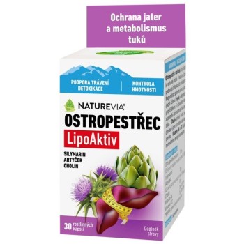 NatureVia Ostropestřec LipoAktiv cps.30