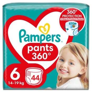 Pampers Pants 6 plenkové kalhotky 14-19kg 44ks