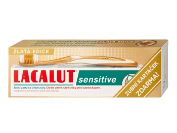 Lacalut Sensitive zubní pasta 75ml ZLATÁ EDICE