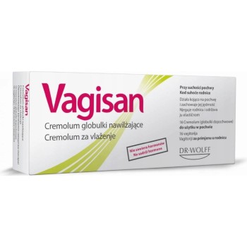 Vagisan HydroKrém Cremolum 16 čípků