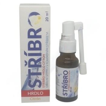 STŘÍBRO Hrdlo koloid.Ag10 orální sprej citron 20ml