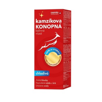 Cemio Kamzíkova konopná mast chladivá 200ml dárek