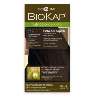 BIOKAP Barva na vlasy 2.9 Kaštan-čoko tmavá 140ml