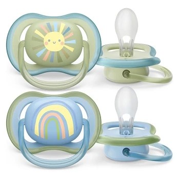 Philips AVENT Šidít.Ultra air 0-6m chlap./obr.2ks