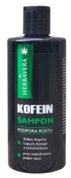 Herbavera Šampon Kofein podpora růstu 300ml