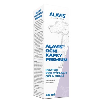 ALAVIS Oční kapky Premium pro výplach očí 60ml