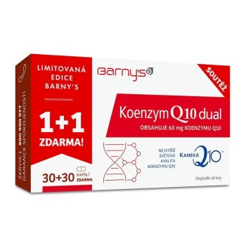 Barnys Koenzym Q10 Dual limitovaná edice cps.30+30 zdarma