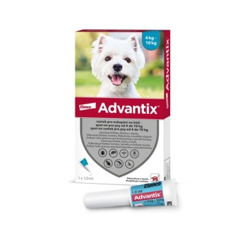 Advantix pro psy 4-10kg spot-on 4x1ml