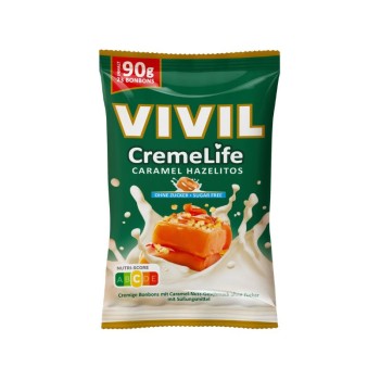 Vivil CremeLife karamel+lísk.oříšek bez cukru 90g