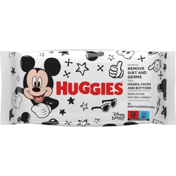 HUGGIES Mickey Mouse vlhčené ubrousky 56ks