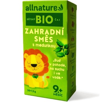 Allnature Dětský čaj Zahradní směs s meduňkou BIO 20x1.5g 9M+