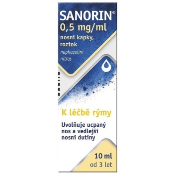 Sanorin 0.5mg/ml nas.gtt.sol.1x10ml