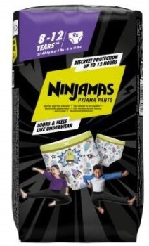 Ninjamas Pyjama Pants plen.kalh.27-43kg Space 9ks