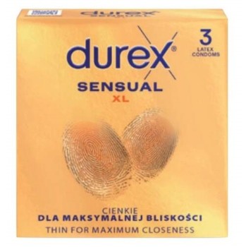 DUREX Sensual XL prezervativ 3ks