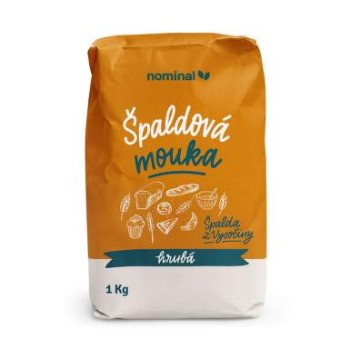 Nominal Špaldová mouka hrubá 1kg