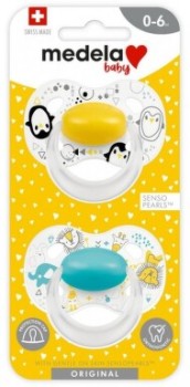 Medela baby Original dudlík mix barev 0-6m 2ks