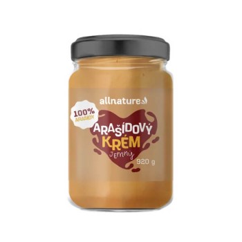 Allnature Arašídový krém jemný 920g