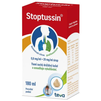 Stoptussin 0.8ml/mg+20mg/ml sir.1x100ml