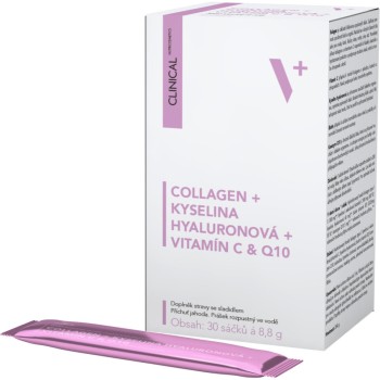 Clinical Collagen + Kyselina hyaluronová + Vitamín C & Q10 30x8.8g