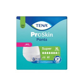 TENA Proskin Pants Super XL Inkontinenční kalhotky 12ks