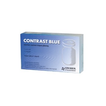 Contrast Blue 1x 0.5ml + 1x kanyla