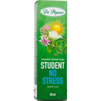 Dr.Popov Kapky bylinné Student-No stress 50ml