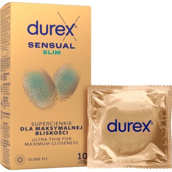 DUREX Sensual Slim prezervativ 10ks