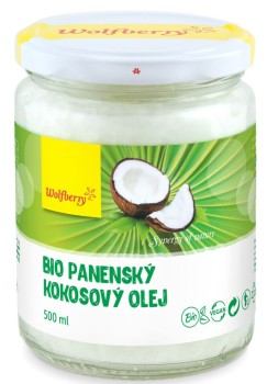 Panenský kokosový olej BIO 500ml Wolfberry