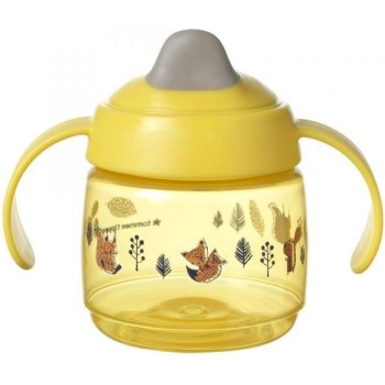 Tommee Tippee Superstar Hrnek 190ml 4m+ Žlutý