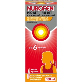 Nurofen pro děti 4% Pomeranč 40mg/ml por.sus.100ml