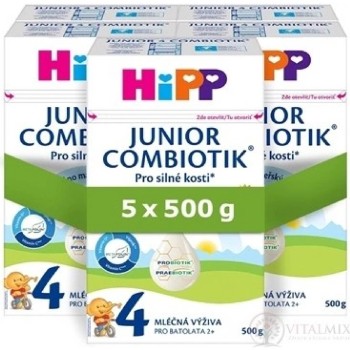 HiPP 4 Junior Combiotik mléčná výživa 2+r 5x500g